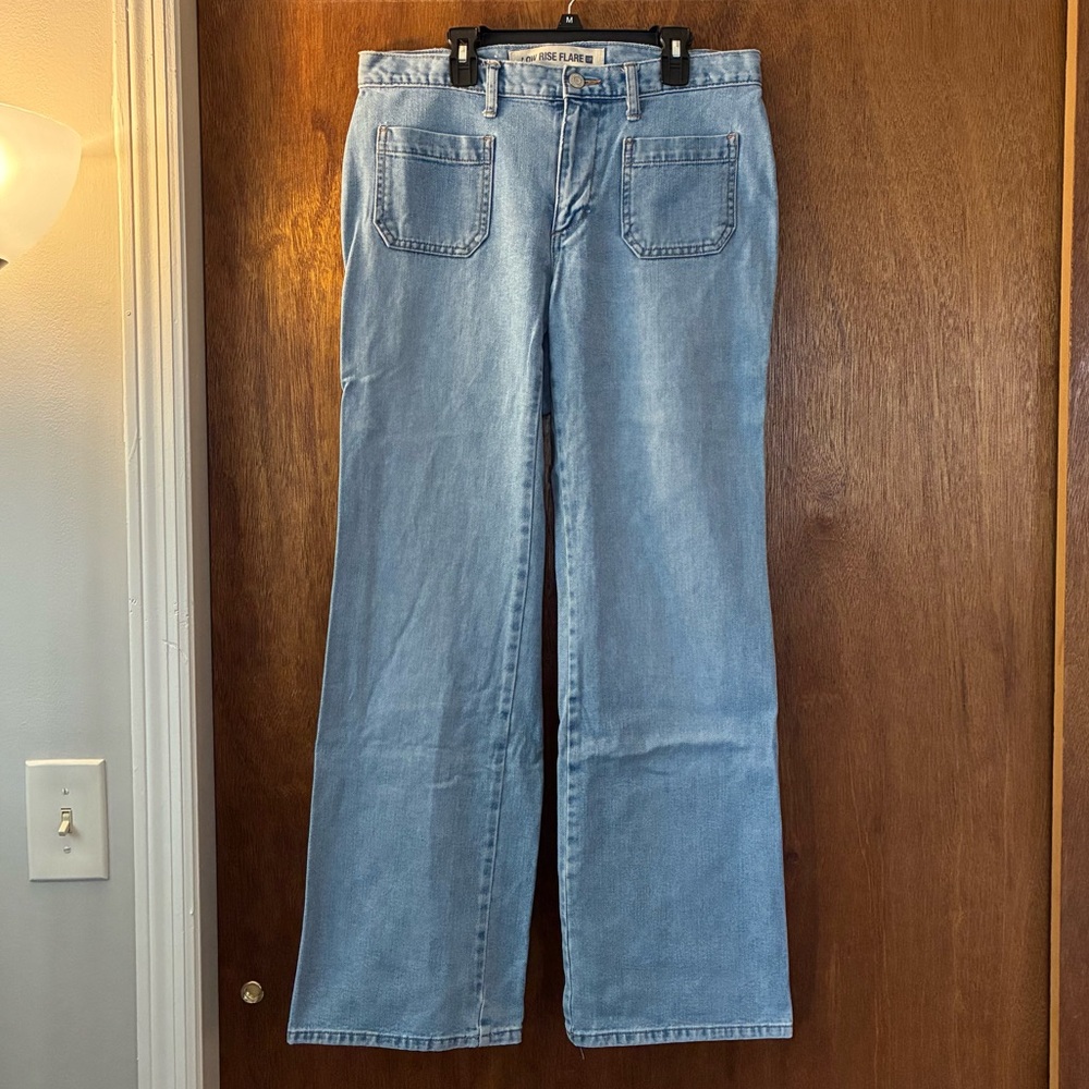 GAP Light Blue Low Rise Flare Denim Jeans